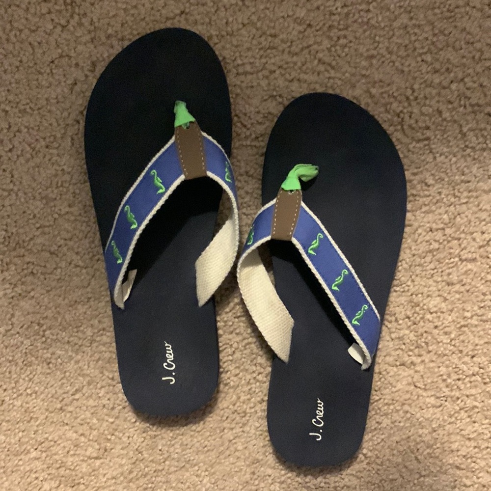 J. Crew seahorse flip flops